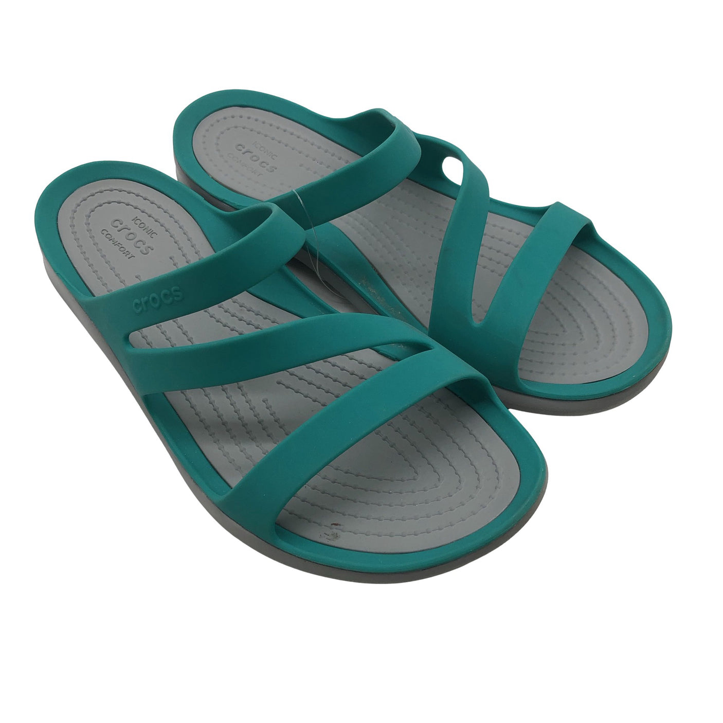 Unisex Crocs - Rihmikud, suurus 37 - Roheline (2)