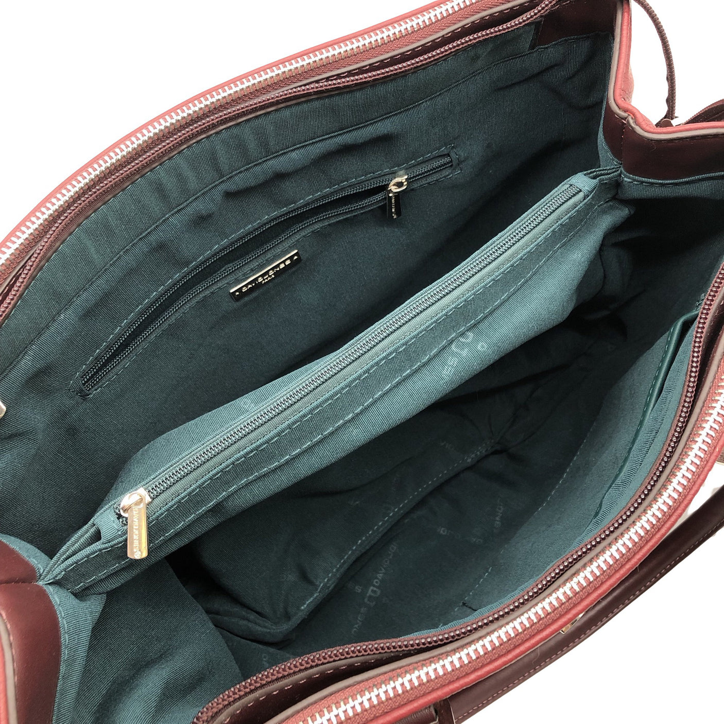 Unisex David Jones - Käekott, suurus Maxi - Veinipunane (2)