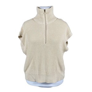 Unisex Taifun - Kootud vest, suurus 42 - Beige (1)