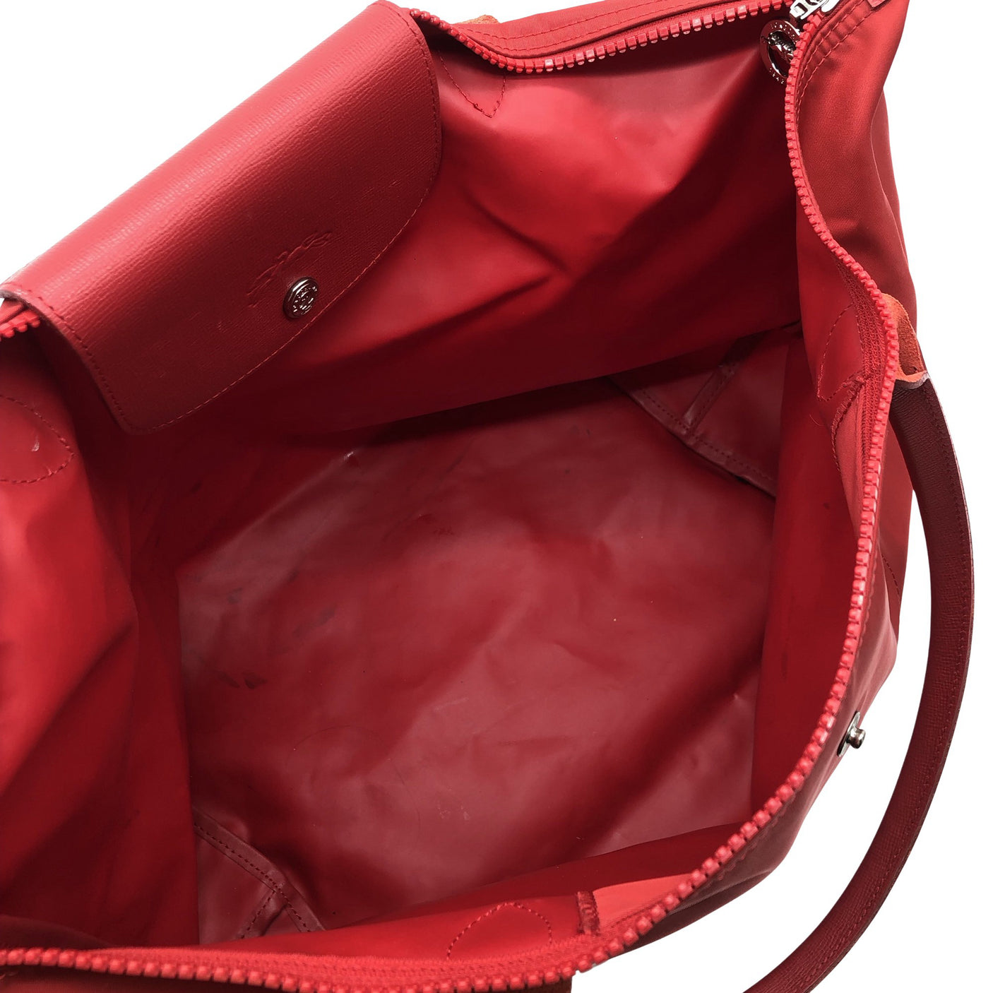 Unisex Longchamp - Käekott, suurus Maxi - Punane (3)