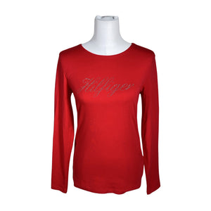 Unisex Tommy Hilfiger - Trikotaažist pluus, suurus 38 - Punane (1)
