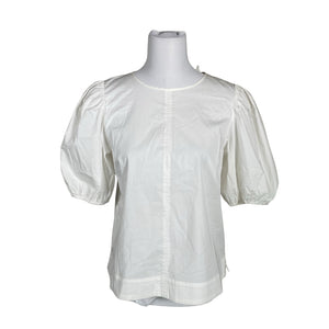 Unisex Esprit - Lühikeste käistega pluus, suurus 38 - Valge (1)