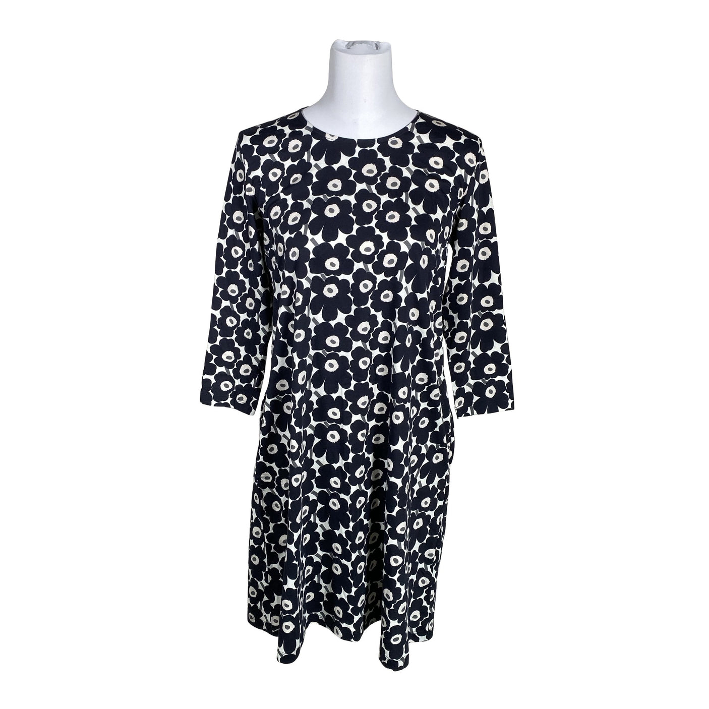 Unisex Marimekko - Trikotaažist kleit, suurus 36 - Sinine (1)