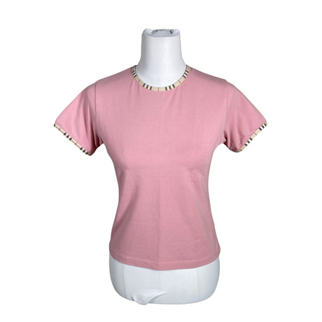 Unisex Burberry - T-särk, suurus 38 - Heleroosa ()
