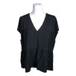 Unisex Nevereven - Lühikeste käistega pluus, suurus 40 - Must ()