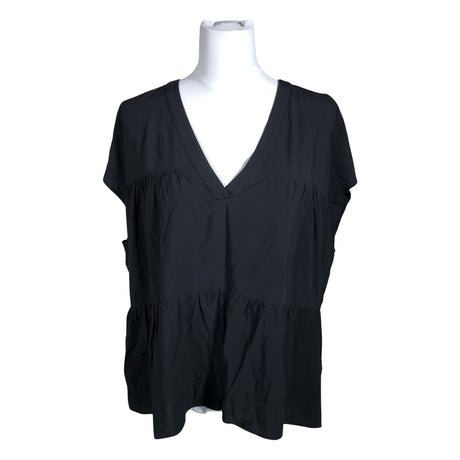 Unisex Nevereven - Lühikeste käistega pluus, suurus 40 - Must ()