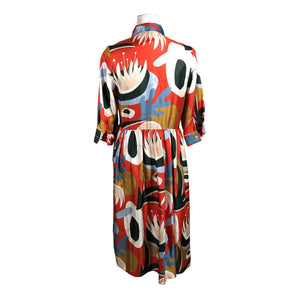 Unisex Uhana Design - Mitteveniv kleit, suurus 34 - Punane (2)