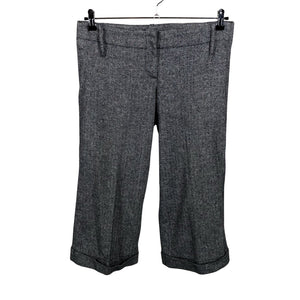 Unisex French Connection - Mittevenivad poolpikad püksid, suurus 42 - Hall (1)