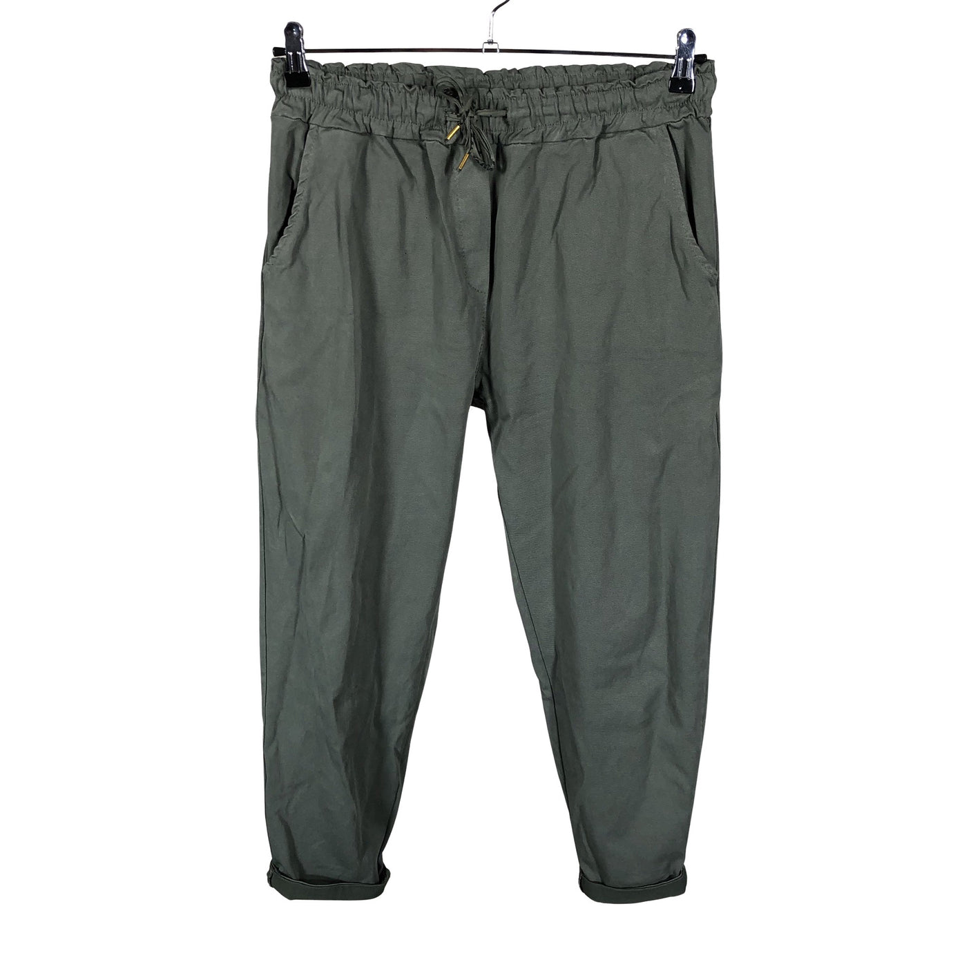 Unisex Perfect Jeans - Mittevenivad püksid, suurus 42 - Roheline (1)