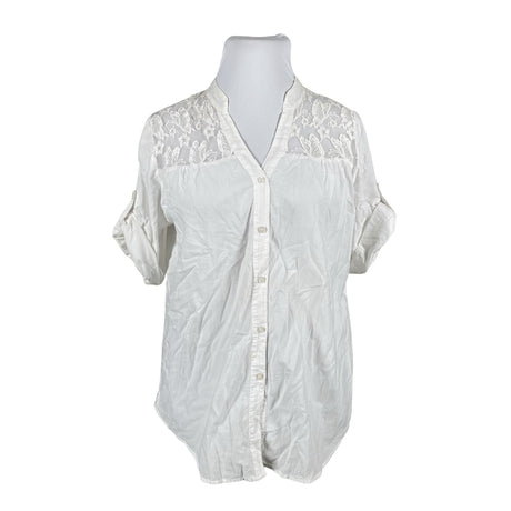 Unisex Flora & Co - Lühikeste käistega pluus, suurus 44 - Valge ()
