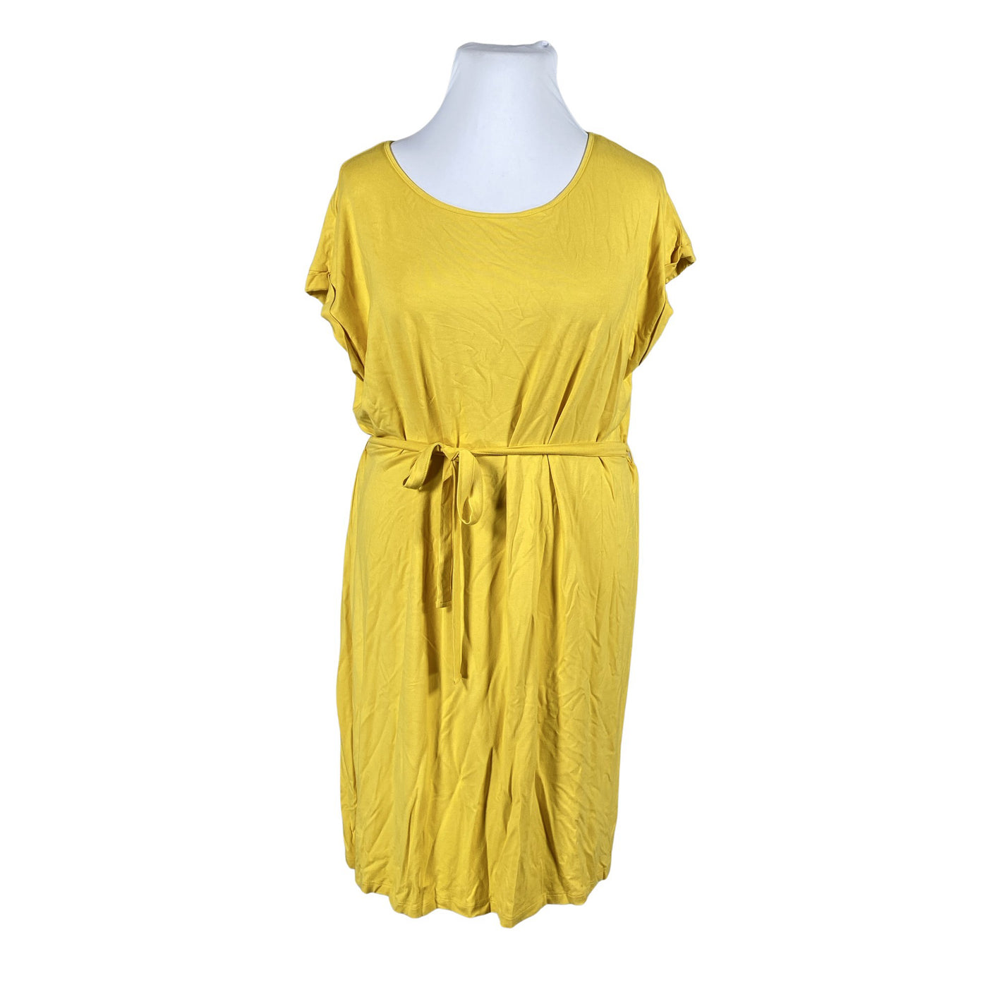 Unisex Betty Barclay - Trikotaažist kleit, suurus 46 - Kollane (1)