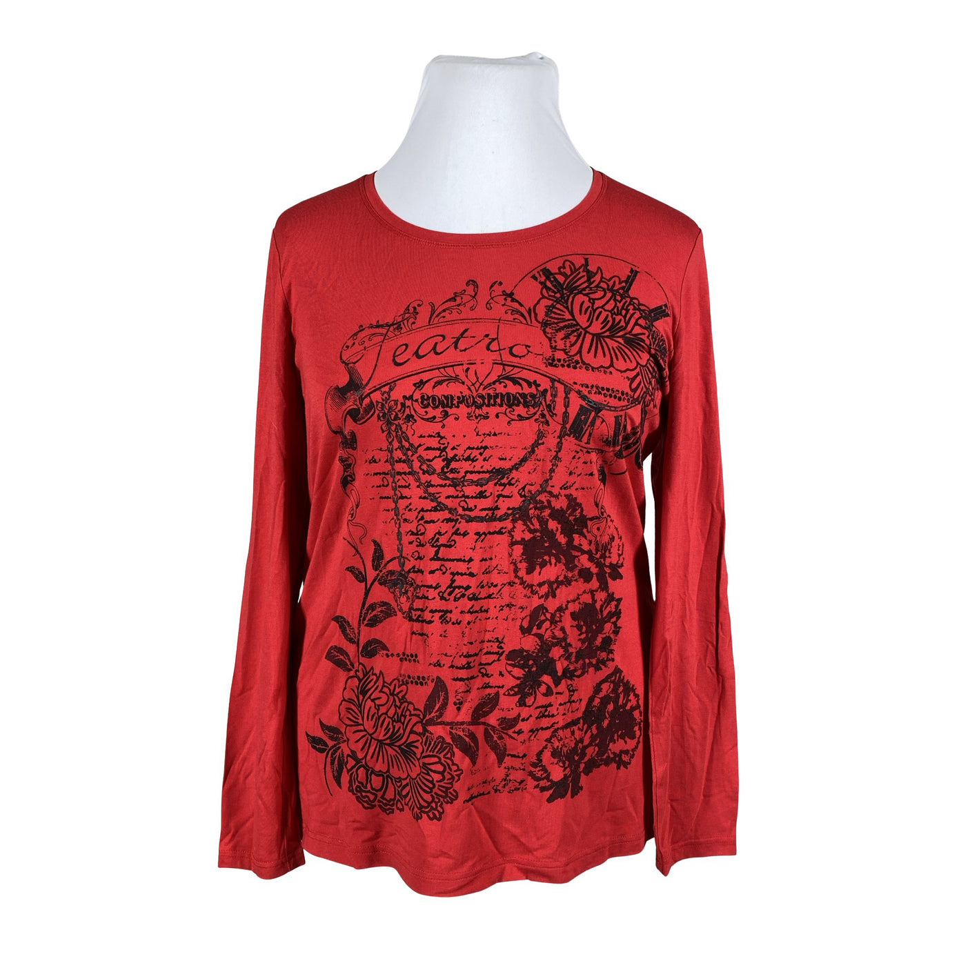 Unisex Taifun - Trikotaažist pluus, suurus 44 - Punane (1)