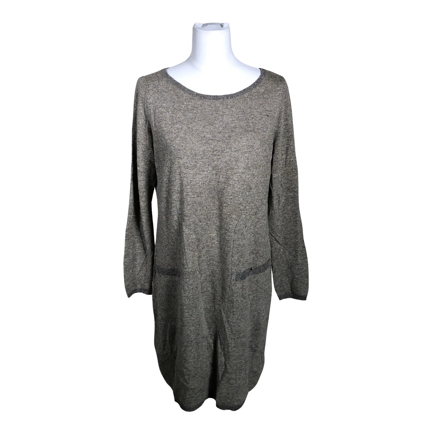 Unisex Esprit - Kootud kleit, suurus 38 - Hall (1)