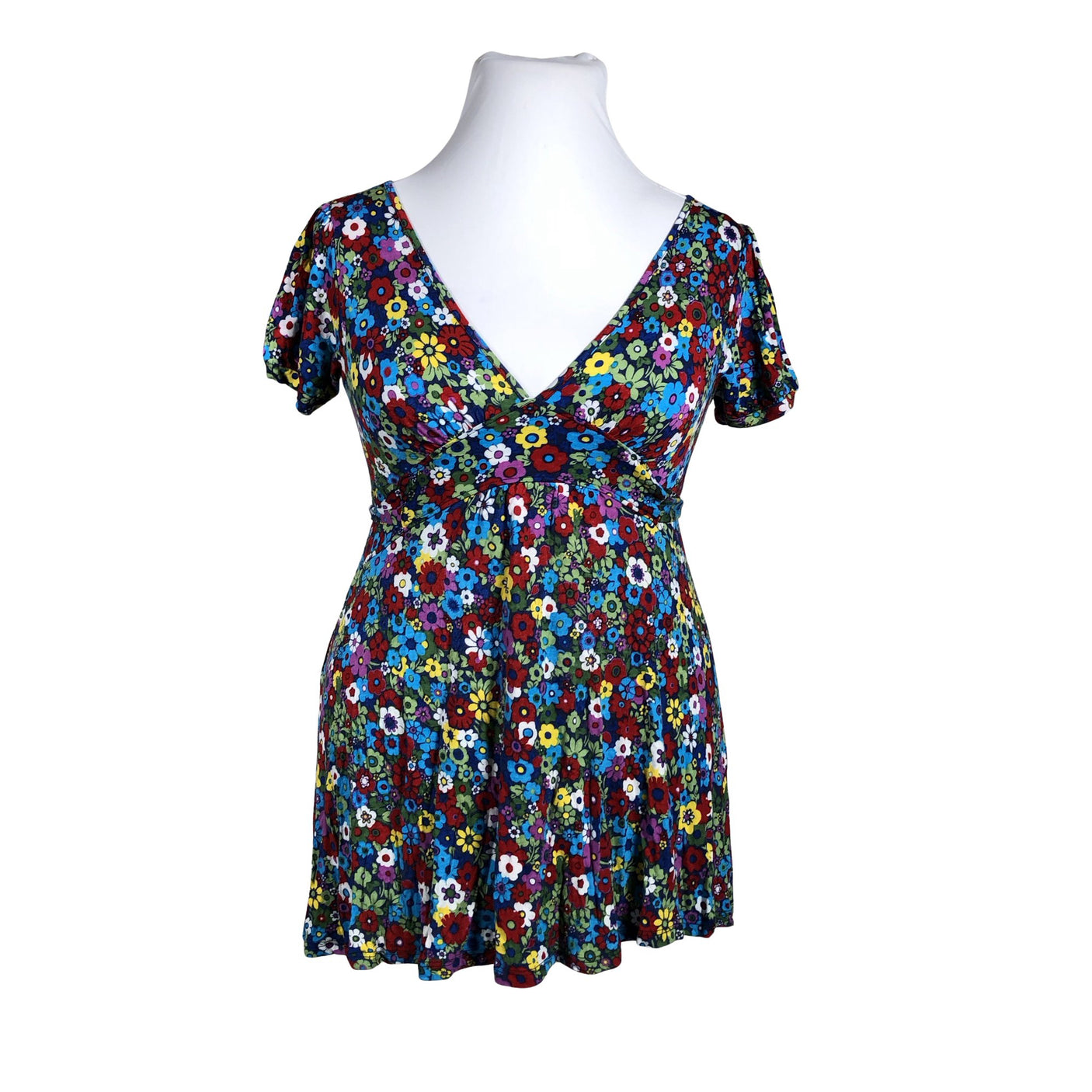 Unisex Topshop - Trikotaažist tuunika, suurus 42 - Sinine (1)