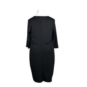 Unisex Junarose - Trikotaažist kleit, suurus 44 - Must (2)