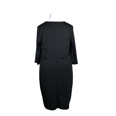 Unisex Junarose - Trikotaažist kleit, suurus 44 - Must (2)