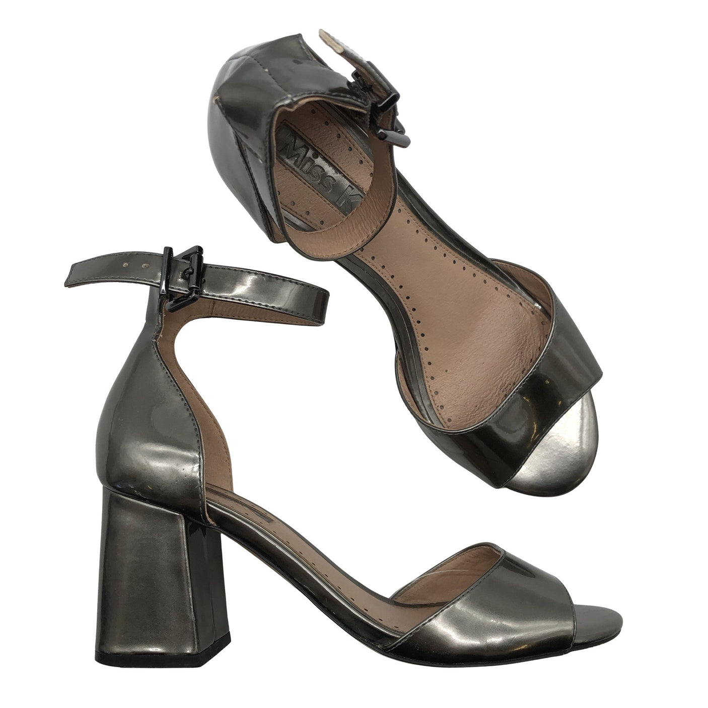 Unisex Miss KG - Kontsaga rihmikud, suurus 37 - Hõbe (1)