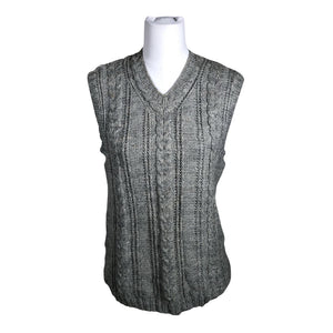 Unisex Handmade - Kootud vest, suurus 36 - Hall (1)