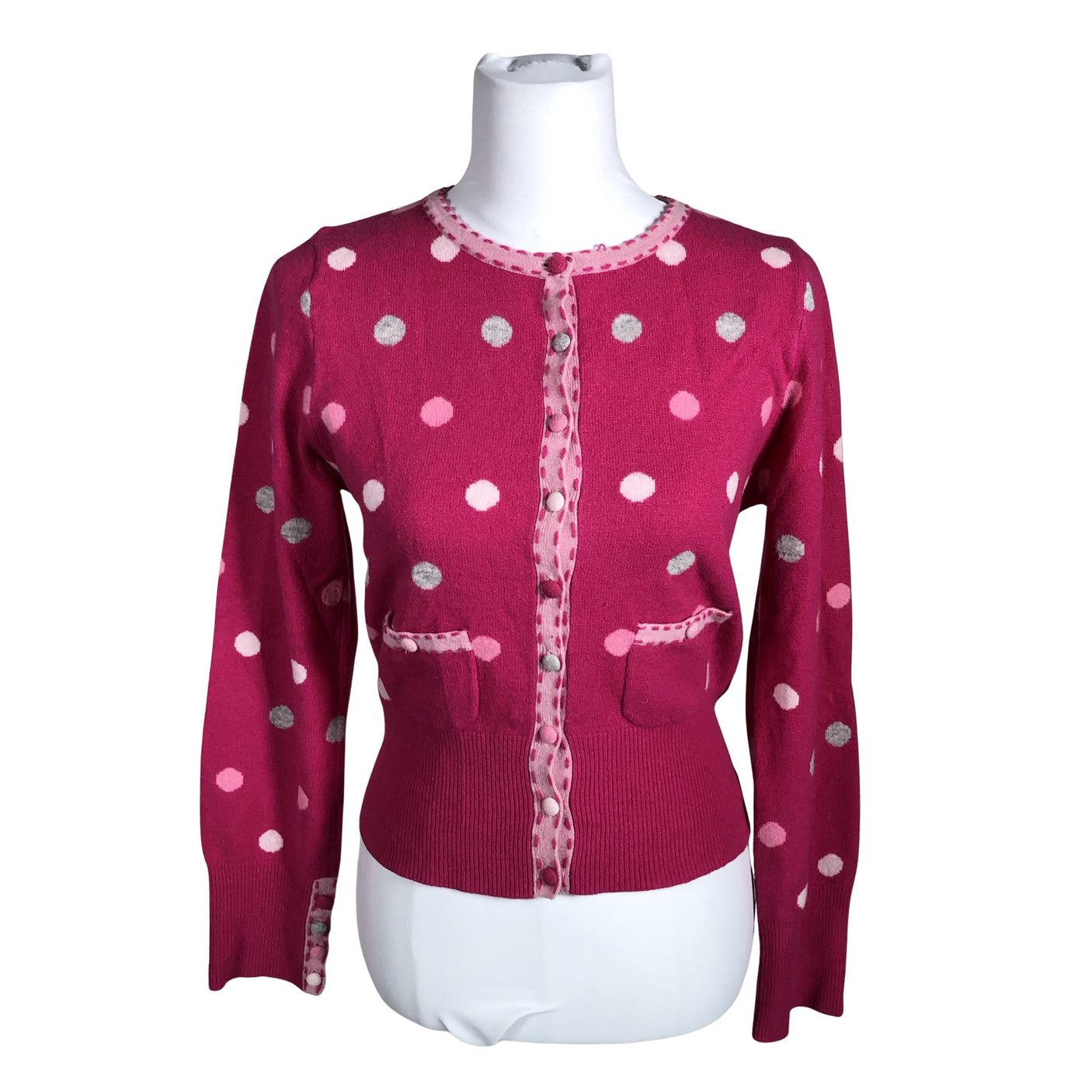 Unisex Per Una by Marks & Spencer - Kardigan, suurus 36 - Roosa (1)