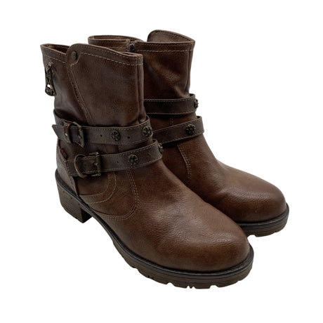 Unisex Mustang - Poolsaapad, suurus 40 - Pruun (2)