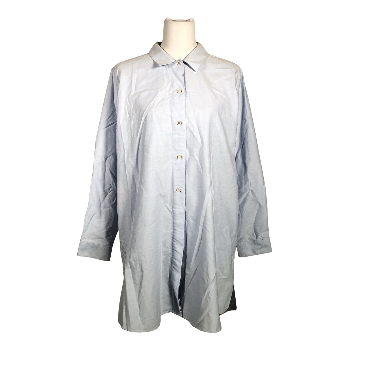 Unisex Organic Basics - Mitteveniv tuunika, suurus 38 - Helesinine (1)