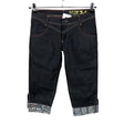 Unisex Desigual - Teksast poolpikad püksid, suurus 34 - Sinine ()