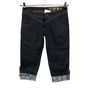 Unisex Desigual - Teksast poolpikad püksid, suurus 34 - Sinine (1)