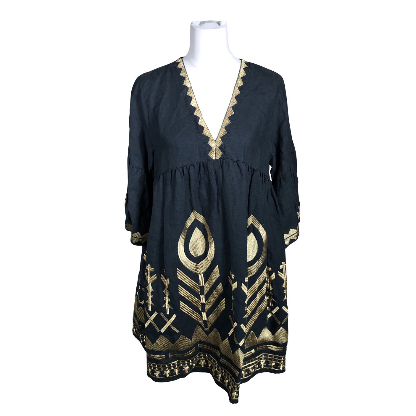 Unisex Greek Archaic Kori - Mitteveniv kleit, suurus 36 - Sinine (1)