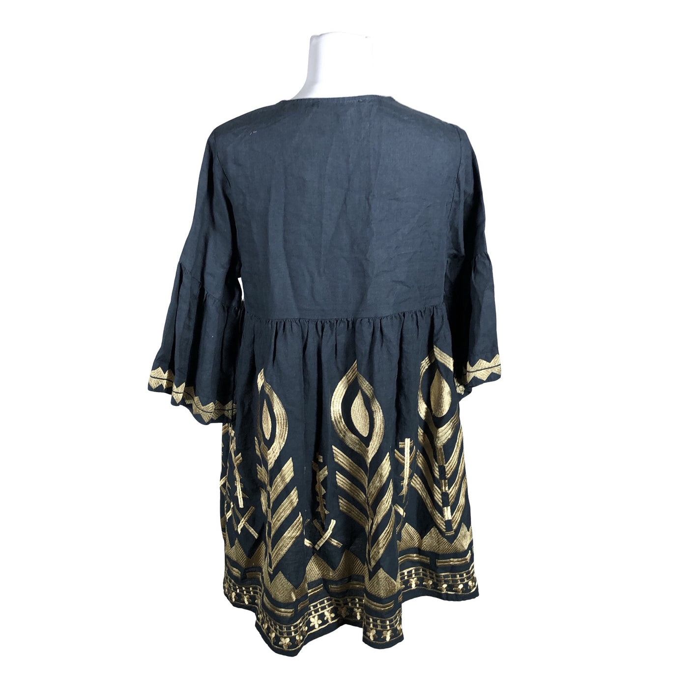 Unisex Greek Archaic Kori - Mitteveniv kleit, suurus 36 - Sinine (2)