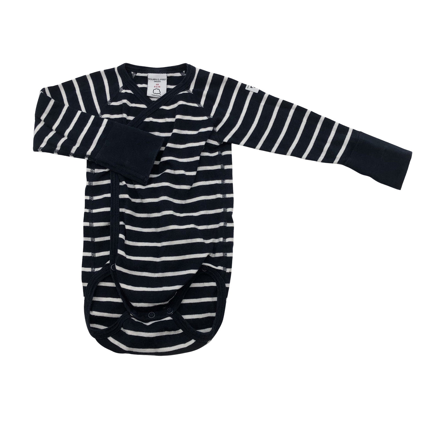 Unisex Polarn O. Pyret - Bodi, suurus 62 - 68 - Sinine (1)