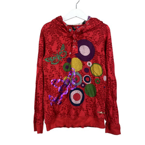 Unisex Desigual - Trikotaažist pluus, suurus 134 - 140 - Punane (1)
