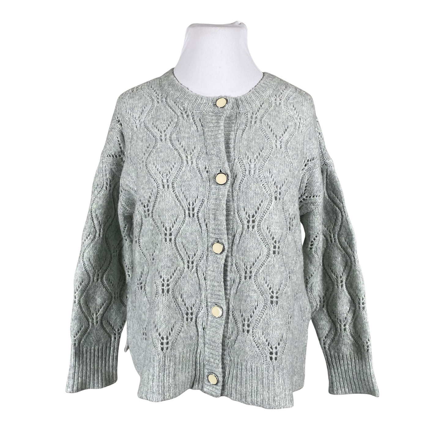 Unisex Fransa - Kardigan, suurus 42 - Roheline (1)