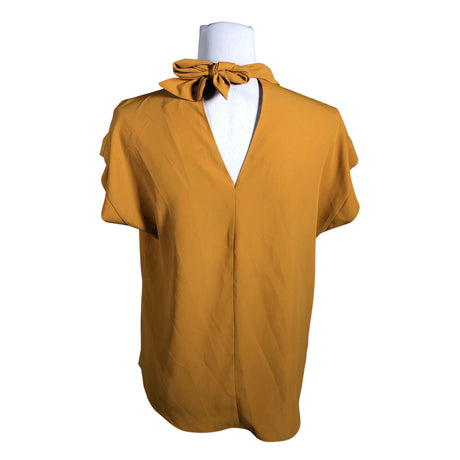 Unisex New Look - Lühikeste käistega pluus, suurus 38 - Oranž (2)