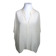 Unisex Eileen Fisher - Lühikeste käistega pluus, suurus 50 - Looduslik valge ()