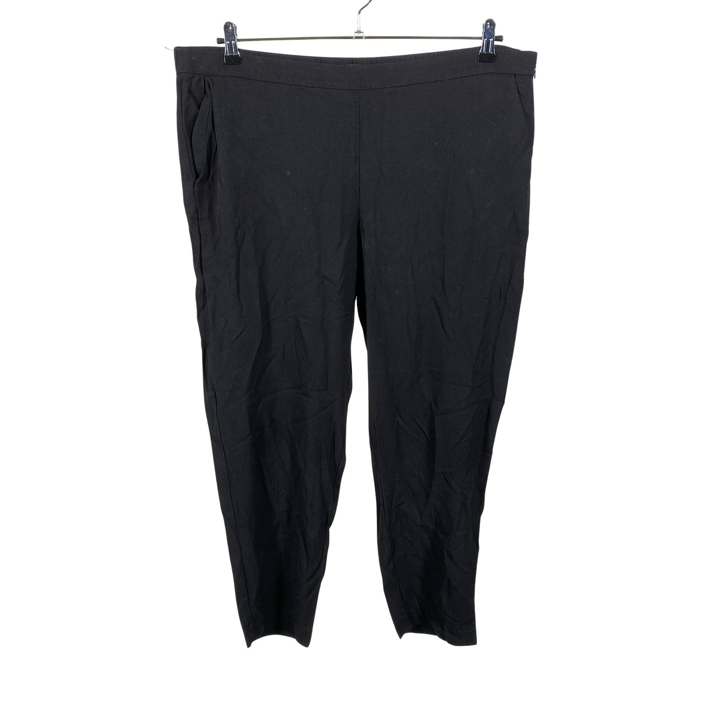Unisex Eileen Fisher - Mittevenivad püksid, suurus 48 - Must (1)