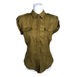 Unisex Gant - Lühikeste käistega pluus, suurus 38 - Roheline ()