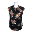 Unisex Comma - Lühikeste käistega pluus, suurus 36 - Must ()