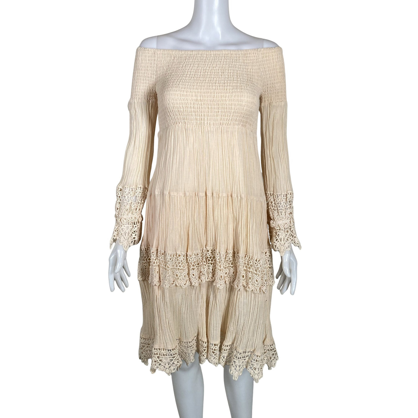 Unisex Guess - Mitteveniv kleit, suurus 34 - Beige (1)