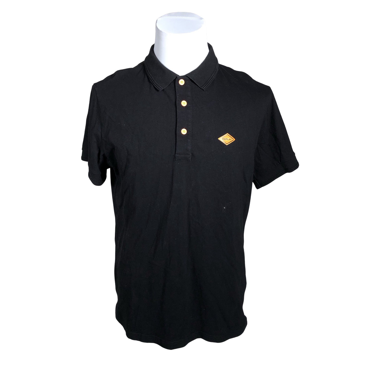 Unisex Replay - Polosärk, suurus XL - Must (1)