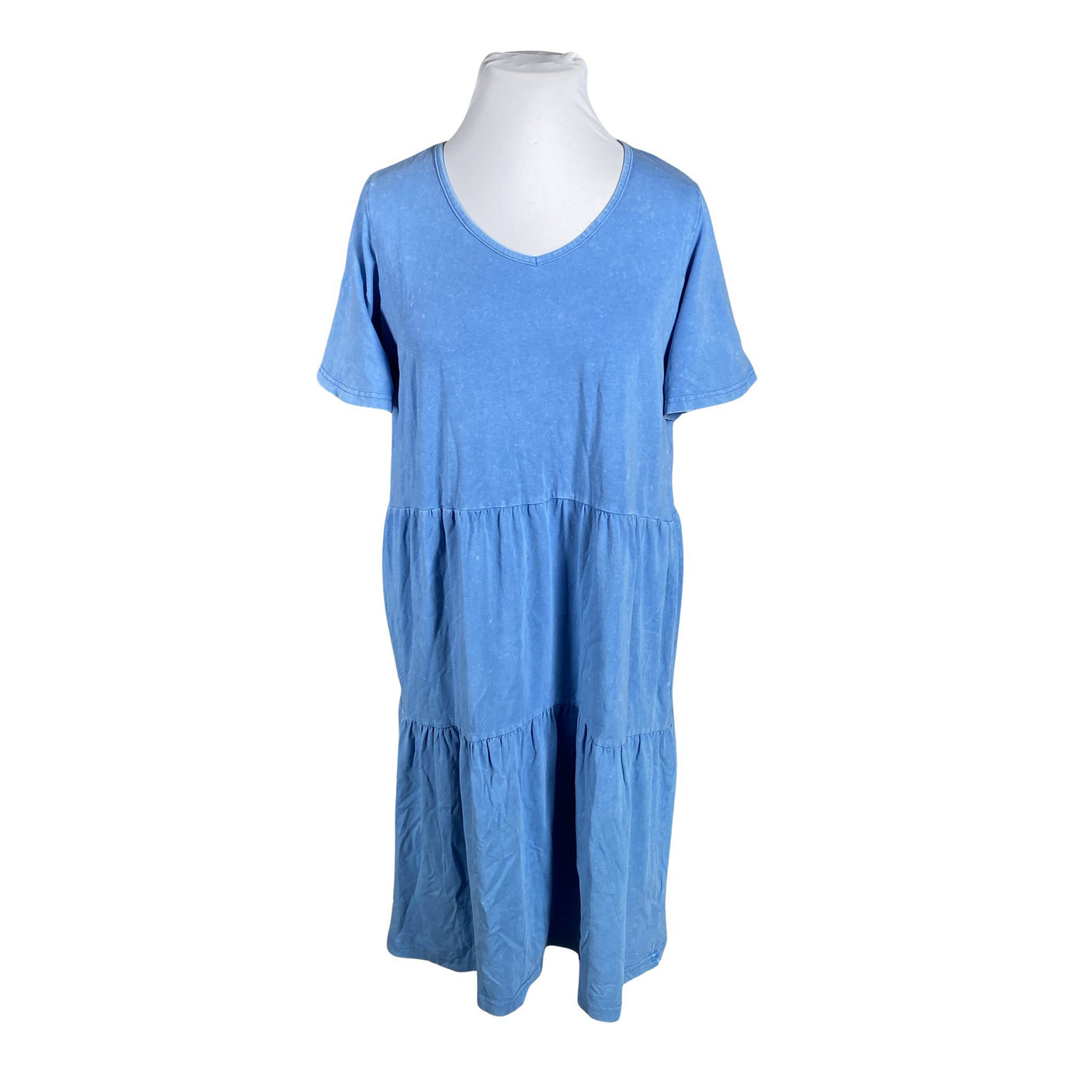 Unisex Ulla Popken - Trikotaažist kleit, suurus 42 - Sinine (1)