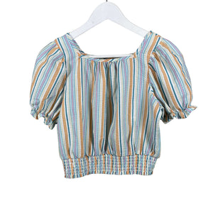 Unisex LMTD - Lühikeste käistega pluus, suurus 158 - 164 - Valge (1)
