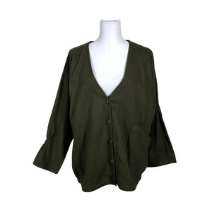 Unisex Gudrun Sjöden - Kardigan, suurus 40 - Roheline (1)