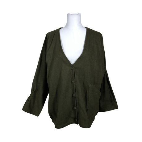 Unisex Gudrun Sjöden - Kardigan, suurus 40 - Roheline ()