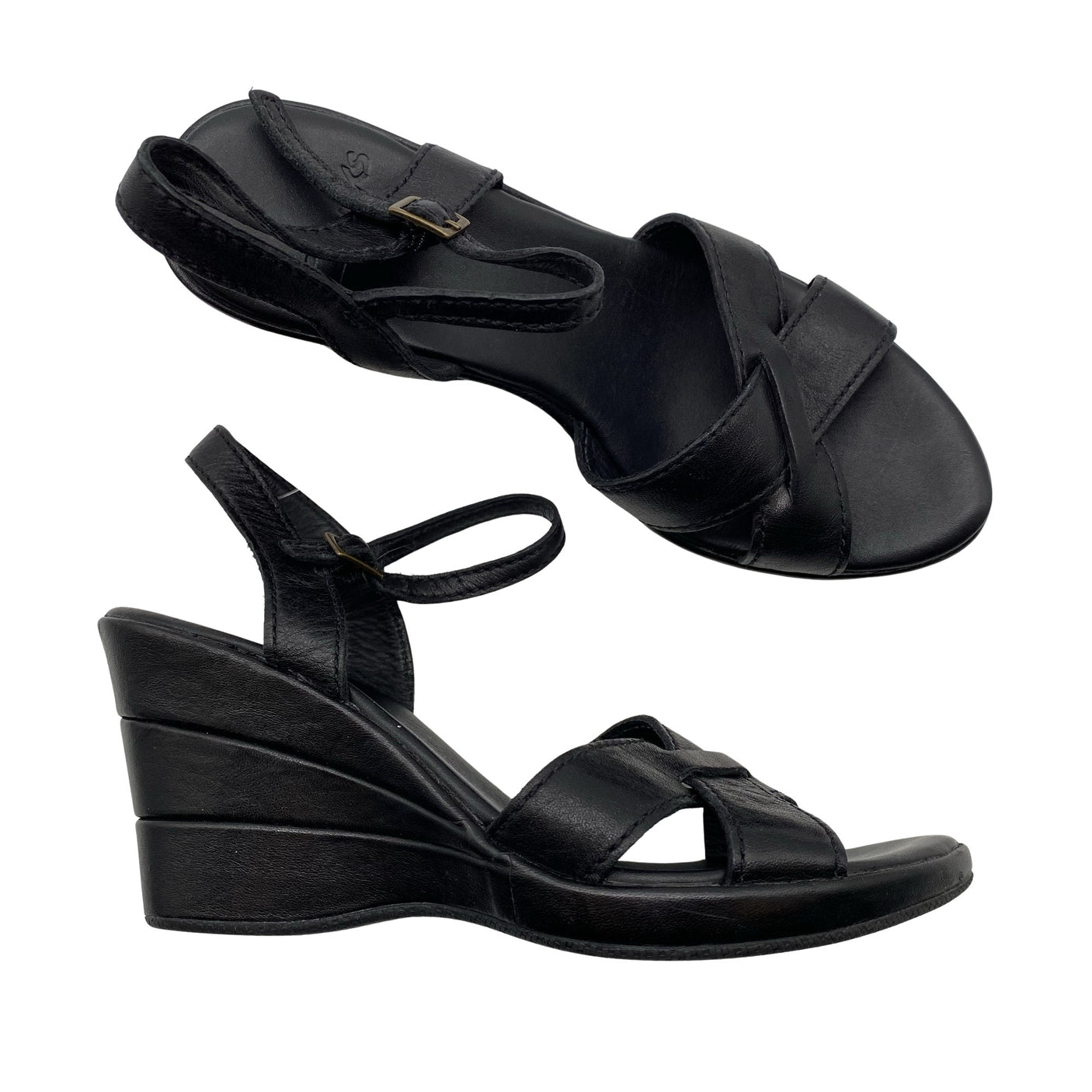 Unisex Clarks - Kiilkontsaga rihmikud, suurus 36 - Must (1)