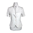 Unisex Sandwich - Dressikangast jakk, suurus 38 - Valge ()