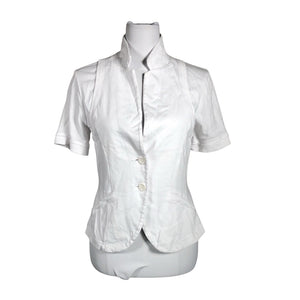 Unisex Sandwich - Dressikangast jakk, suurus 38 - Valge (1)