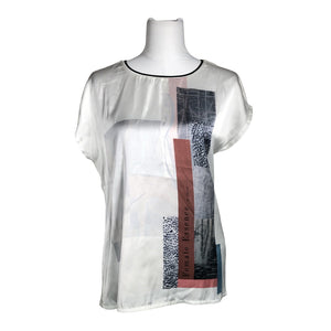 Unisex Garcia Jeans - Lühikeste käistega pluus, suurus 38 - Valge (1)