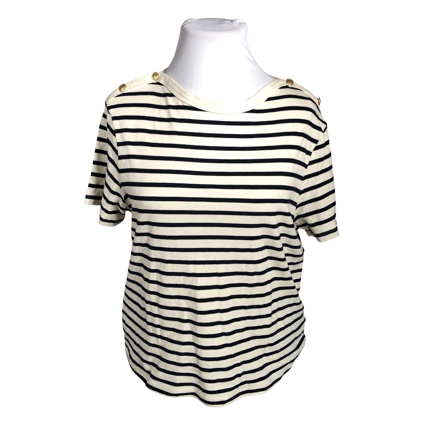 Unisex Tommy Hilfiger - T-särk, suurus 44 - Looduslik valge (1)