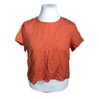 Unisex K.U.S - Lühikeste käistega pluus, suurus 42 - Oranž ()