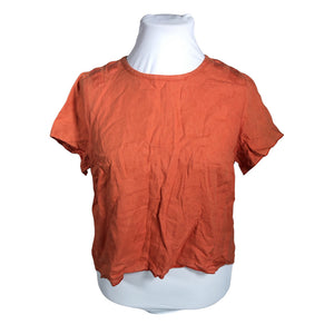 Unisex K.U.S - Lühikeste käistega pluus, suurus 42 - Oranž (1)